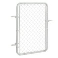 thumbnail image 1 of KFFKFF Chain Link Fence Gate, 32 x 46 in, Adjustable Chain Link Fence Panel, Fit 2-6 ft (W) x 4 ft (H) Garden Fence Gate Opening, Rust-Resistant Galvanized Fencing Gate, 1 of 9