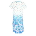 thumbnail image 3 of JEFFRICO Womens Nightgowns Sleepwear Soft Pajama Dress Nightshirts Plus Size, 3 of 4