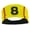 #8, variant on Player ID Softball Stitch Headband (Yellow, #27)