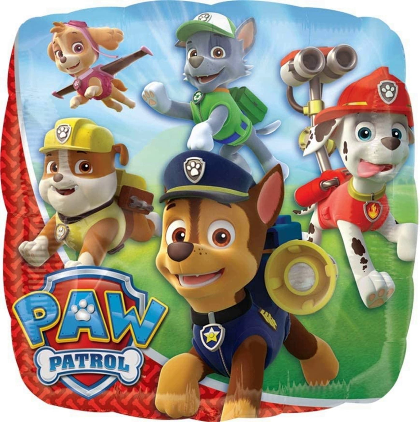 Paw Patrol Chase and Marshall 6th Birthday Party Supplies Balloon Bouquet Decorations