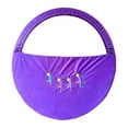 thumbnail image 4 of Tota de aro de gimnasia, organizador de equipos, bolsa de aro de ejercicios, bolsa de anillo de obstáculos para espectáculo, concierto de competencia Violeta M, 4 of 8