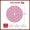 thumbnail image 2 of Balery Cute Watermelon Flamingo Printed Christmas Tree Skirt , Merry Christmas Party Christmas Tree Decoration,Adjustable Tree Skirt-30", 2 of 6