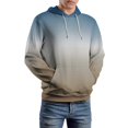 thumbnail image 5 of Blue White Brown 3d Sweatshirts Hoodie Fashion Casual Personality Men's Women Street Hoodie Pullovers Long Sleeve Comfortable Top, 5 of 6