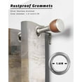 thumbnail image 6 of nqOlkjepod Outdoor Curtains for Patio Waterproof, Brown Painting Outdoor Privacy Panels Grommet, Modern Abstract Retro Art Aesthetics Blackout Outside Curtains for Porch/Cabana 54"x84", 1 Panel, 6 of 8