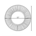 thumbnail image 4 of Miroir Mural Rond en Bambou Tissé Suspendu Décoration Intérieure Naturelle et Créative, 4 of 5