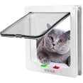 thumbnail image 2 of Puerta para perros grande, puerta para gatos, puerta para mascotas, instalación que permite controlar fácilmente la libertad de entrada y salida de la puerta para mascotas., 2 of 2