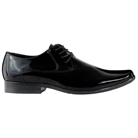Zapatos de Hombre Oxford Kuali Shoes KLERS M-4009 CHAROL NEGRO 24 cm