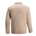 thumbnail image 4 of Mens Sweatshirt Under $10 Mens Knit Polo Shirts Casual Long Sleeve Collared Work Shirt Button Down Golf Shirts Thermal Undershirt Base Layer, 4 of 8