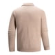 thumbnail image 4 of pstuiky camisas de manga larga para hombre, Suéter informal de moda para hombre, con botones, solapa y elasticidad, capa base de punto, manga larga top de hombre l, 4 of 8