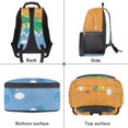 thumbnail image 6 of Yuyamidu Cute Dinosaur School Bags for Boys Girls Book Bags Ages 6-8 Lightweight Junior High Teenagers School Bags with Side Pockets, 6 of 7