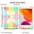 thumbnail image 2 of Compatible with iPad mini 6/mini 2024, Case for Kids Boy Girl Gift, Cute Butterfly Wings Kickstand Shockproof Silicone Heavy Duty Rugged Cover with Shoulder Strap - Colorful Rosegold, 2 of 7