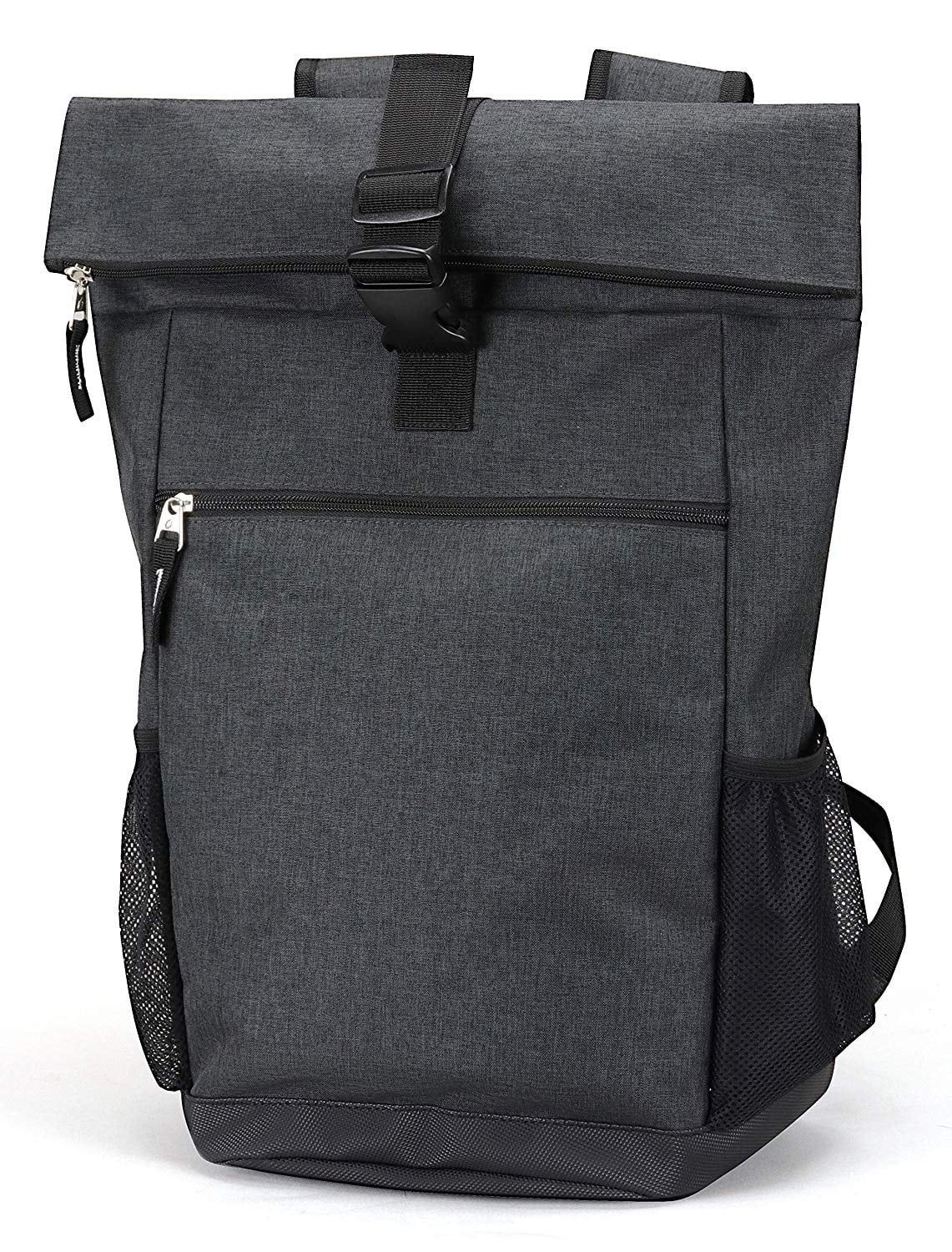 K-Cliffs Unisex College, High School Student Laptop Backpack, Charcoal, Polyester