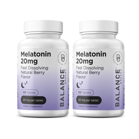 Melatonin 20mg, 120 Tablets - Natural Sleep Aid