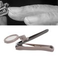 thumbnail image 4 of Portable Nail Cutter, Rust Proof Wear Resistant Labor Saving Toenail Clipper Heavy Duty  For Seniors Grey, 4 of 8