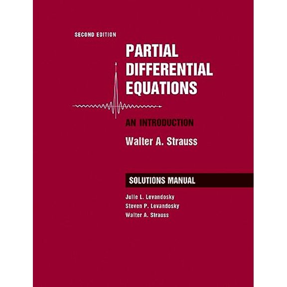 Pre-Owned Partial Differential Equations: An Introduction, 2e Student Solutions Manual, 9780470260715, 0470260718, Paperback, 2 edition