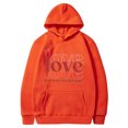 thumbnail image 3 of Pimelu Valentine Sweater for Women Womens Valentines Day Hooded Sweatshirts Oversized Pocket Drawstring Pullover Hoodies Tops Trendy Love Letter Print Sweatshirts, 3 of 6