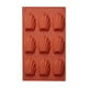 thumbnail image 1 of Molde de silicona con cavidades de formas caprichosas Molde antiadherente para pasteles y galletas Molde para hornear pasteles y galletas Rojo oscuro, 1 of 7