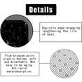thumbnail image 6 of 4PCS Black and White Snake Shower Curtain Set, Boho Mysterious Moon Phase Starry Sky Wildflower Botanical Gothic Bathroom Decor, Waterproof Fabric Shower Curtain, Non-Slip Bath Mat, 6 of 7