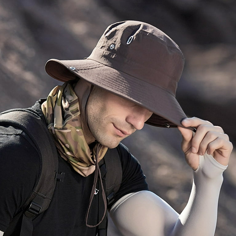 Hiking Hat Men Hair Transplant Hat Summer Foldable Mens Bucket Fisherman  Breathable Hat Cap Baseball Caps Hats for Men Wide Hats for Women