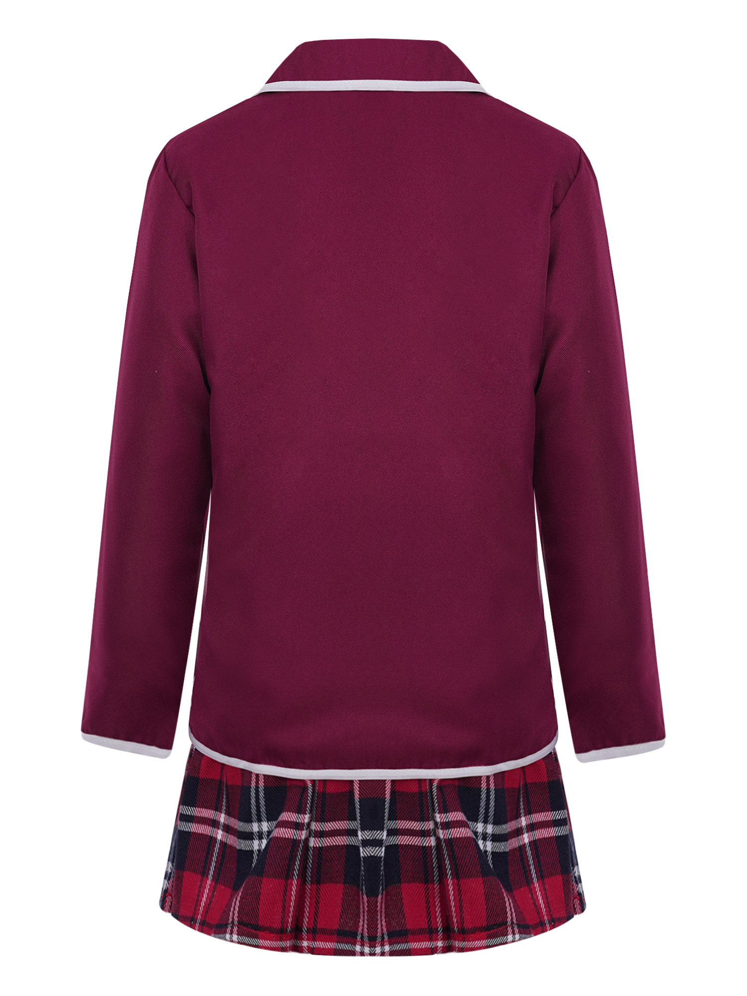 Burgundy school skirt uk best sale