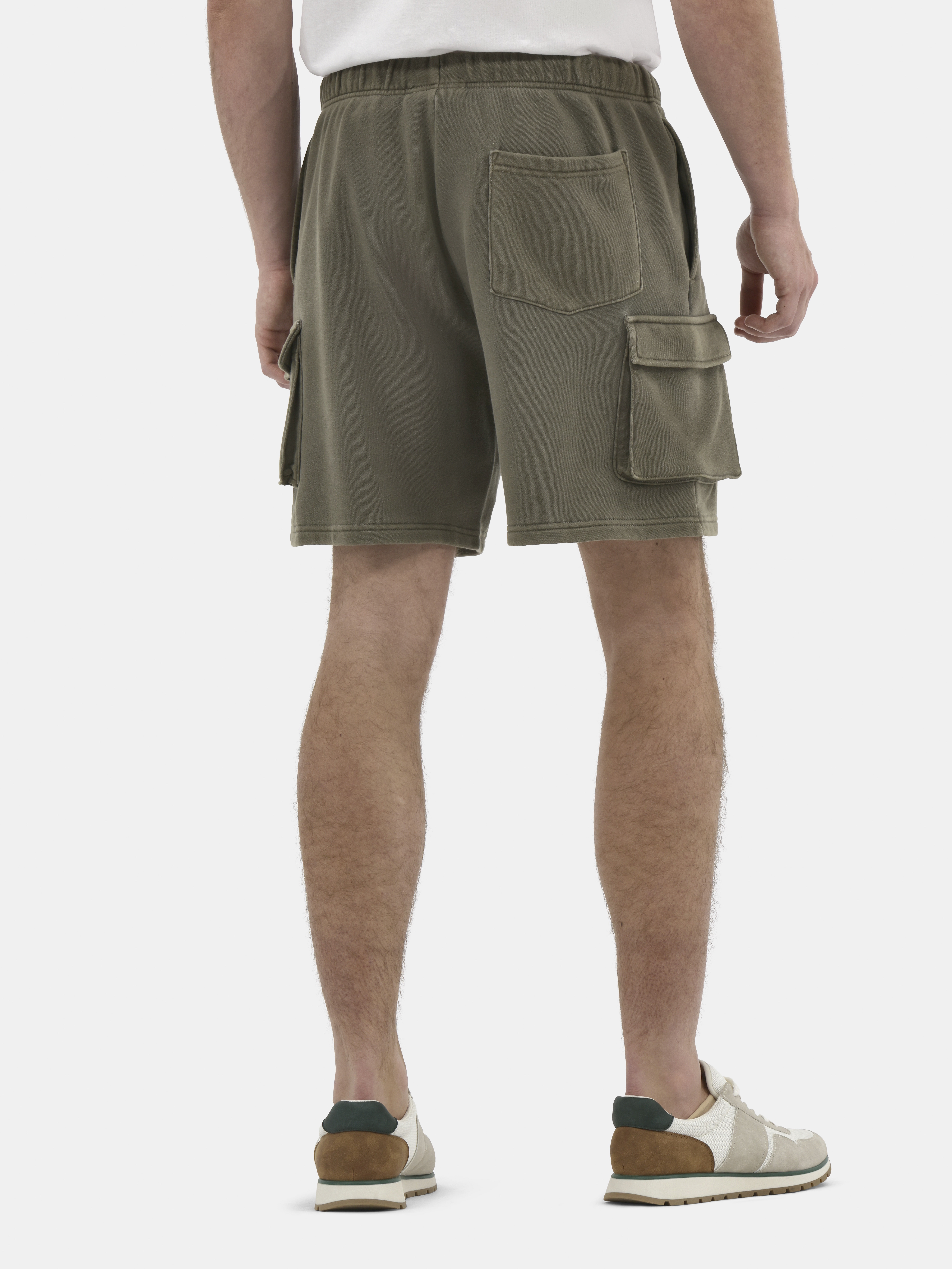 No Boundaries All Gender Soft Fleece Utility Cargo Shorts, Men's Sizes XS-5XL