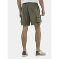 thumbnail image 3 of No Boundaries All Gender Soft Fleece Utility Cargo Shorts, Men's Sizes XS-5XL, 3 of 5