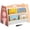 Brown, variant on Bookshelf Double Sided with 4 Tiers Deep Sleeves Wood Montessori Book Rack for Room Playroom Classroom or Bedroom