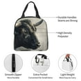thumbnail image 4 of Pofeuu Mystical Bull in Fog Print Lunch Bag Lunch Box Insulated Lunch Bag Adult Lunch Box for Men and Women, 4 of 8