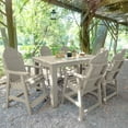 thumbnail image 2 of Highwood 7-pc Hamilton Dining Set - 42" x 72" Rectangle Table, Counter Height, Outdoor, Eco-friendly, Synthetic Wood, 2 of 10