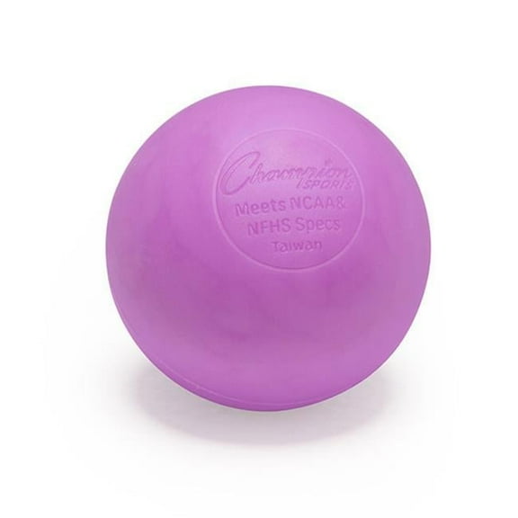 Champion Sports 2.5 in. Official Lacrosse Ball, Purple - Pack of 12