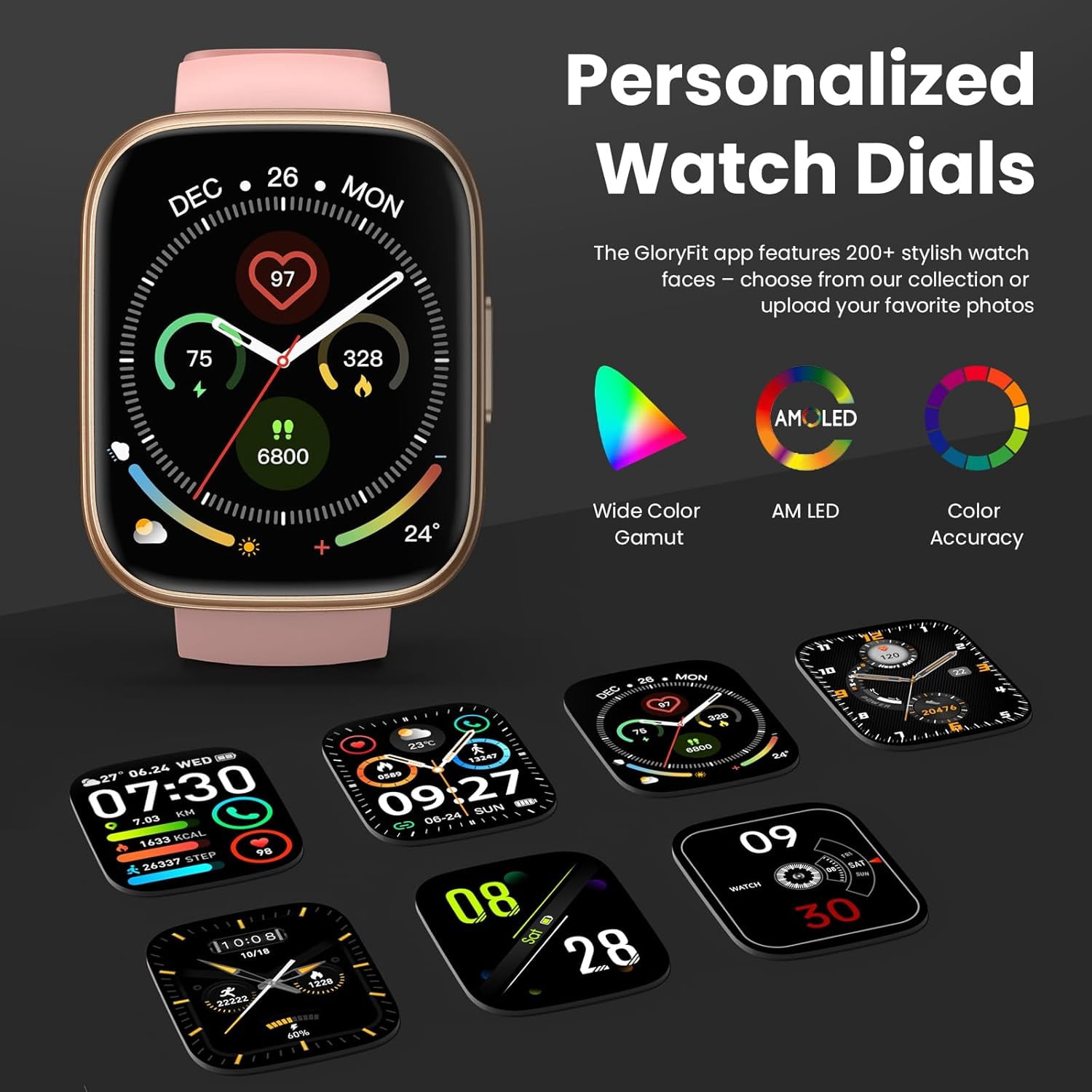 Smart Watch for Men Women (Answer/Make Calls),1.95" Touchscreen Fitness Tracker with 110+ Sport Modes,Heart Rate/Sleep Monitor/Pedometer Fitness Watch,IP68 Waterproof Activity Tracker for Android iOS