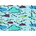 thumbnail image 1 of Ahgly Company Machine Washable Indoor Rectangle Transitional Glacial Blue Ice Blue Area Rugs, 2' x 3', 1 of 7