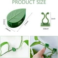 thumbnail image 3 of 100 pcs Plant Climbing Wall Fixture Clips Self-Adhesive Hook Vines Traction Clips Invisible Holder Garden Green Leaf Simulation Self-Adhesive Hook Wire Fixing Supporting, 3 of 6