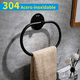 thumbnail image 5 of Juego De Accesorios Para Baño Bloosom Toallero 304 Inoxidable 15 Pzs negro, 5 of 5