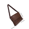 thumbnail image 2 of HORIALENCE 1Set Mens Briefcase PU Travel Use Light Brown for Everyday Use, 2 of 6