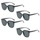 thumbnail image 1 of 4 piezas gafas de sol para mujer de moda de gran tamaño grandes gafas de sol de conducción señoras protección UV grandes gafas de sol, 1 of 7