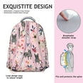 thumbnail image 5 of "Stylish Dog Lover Backpack - Durable School Backpack for College Students, Work & Travel, Cute Dog Print Design, Lightweight Waterproof with Multiple Pockets", 5 of 6
