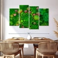 thumbnail image 3 of Elephant Stock Healthy Green Succulents Wall Art - Horizontal Multi Panel Canvas - Living Room Wall Decor - Floral And Botanical Multi Panel - Green And Red Decor - 68" x 42", 3 of 8