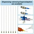 thumbnail image 4 of 10 agujas dispensadoras de acero inoxidable 304, calibre 14, punta roma, para frascos de pegamento, con conector Luer para cartuchos, alcohol y dispensadores de aceites esenciales., 4 of 9