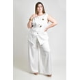 thumbnail image 1 of Conjunto elegante a rayas Roman Fashion /Tallas Extras, 9007 (Blanco) blanco 40, 1 of 6