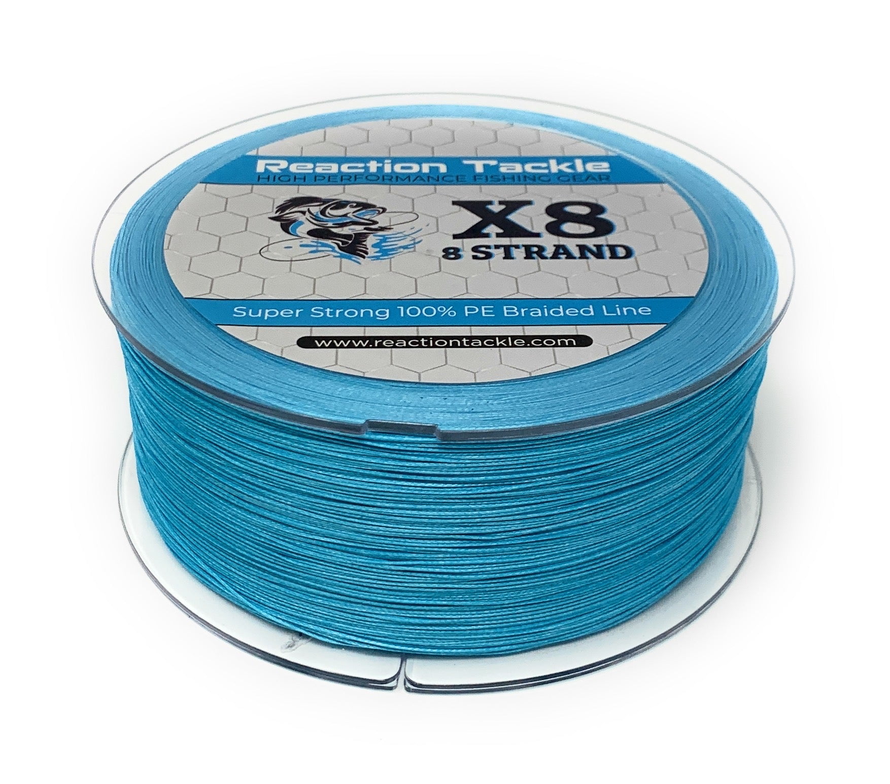 【される】 Reaction Tackle Braided Fishing Line 8 Strand Blue Camo 50LB