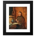 thumbnail image 2 of Eduard von Grützner 12x14 Black Modern Framed Museum Art Print Titled - Breastfeeding (1884), 2 of 5