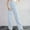 Light Blue, variant on Wensltd Summer Women Straight Pants Baggy Thin Lounge Pants Comfy