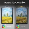 thumbnail image 4 of ADEN-Picture Light Battery Operated, Rechargeable Picture Lights for Wall with Remote, 3CCT&Brightness Dimmable,300 LM, Sticker/Screw Installation, Art Light for Display, Gallery, Artwork-1PC, 4 of 4
