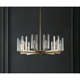 thumbnail image 2 of Safavieh  Couture Benicio Gold Chandelier - 28.5 IN W x 28.5 IN D x 17 / 47 IN H, 2 of 5