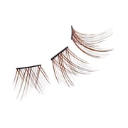 Kiss Falscara False Eyelashes, Lash Extensions, 10mm-14mm, Brown, 24 Lash Clusters