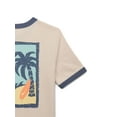 thumbnail image 2 of 365 Kids by Garanimals Boys Mix and Match Graphic Ringer Tee with Short Sleeves, Sizes 4-10, 2 of 3