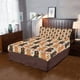 thumbnail image 1 of Juego de cama de 3 piezas Rainbow Paw Print Cocker Spaniel Dogs Rojo, 1 of 5