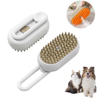 Gurez Pet Slicker Brush - Rectangle Head For Dogs, Cats, Rabbit, Goat, Long & Short Hair, Large Blue