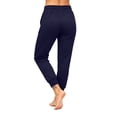 thumbnail image 5 of Maean Womens Pants Elastic Waist Drawstring Cropped Joggers with Pockets Loose Casual Running Pant, 5 of 7